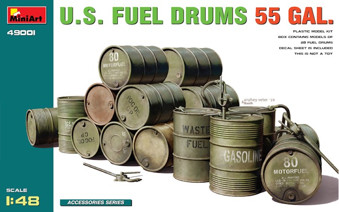 fûts de carburant américain 55 galons