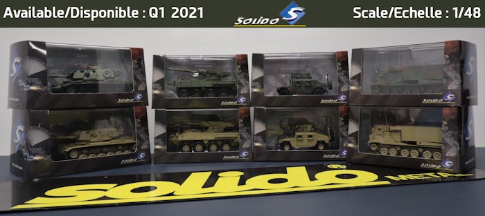 Miniatures militaires Solido 2021