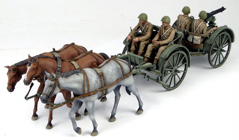 Kit Polish Machine Gun Cart WZ.36 Infantry