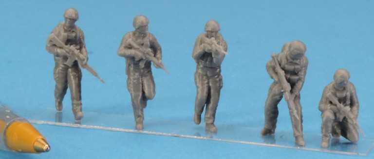 Figurines groupe de combat français 2024 1/87
