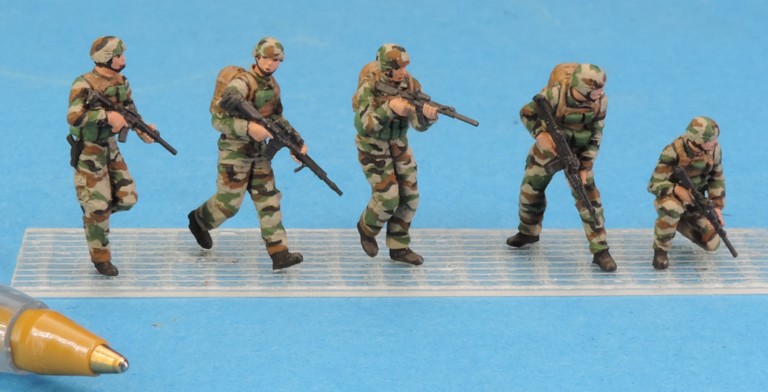 Figurines groupe de combat français 2024 1/87