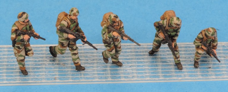 Figurines groupe de combat français 2024 1/87