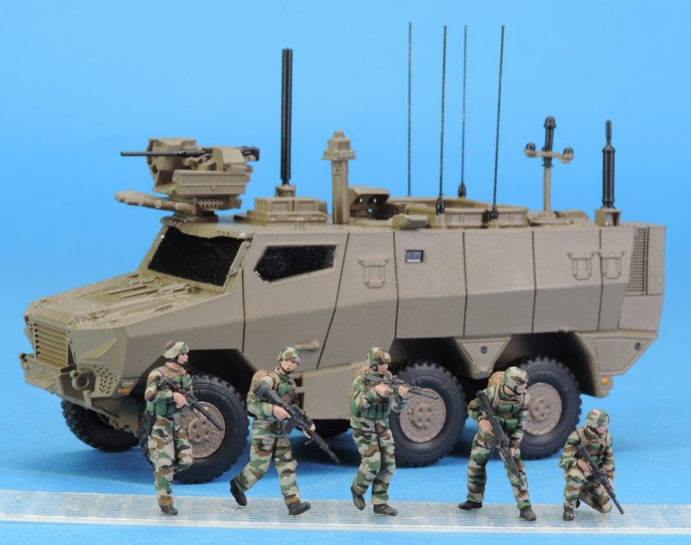 Figurines groupe de combat français 2024 1/87