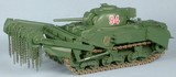 Sherman déminage Flail Crab base Solido